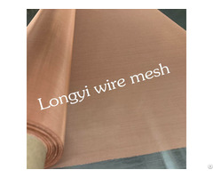 Red Copper Wire Fabric Screen 300 350 400 Mesh 50 45 40 Microns
