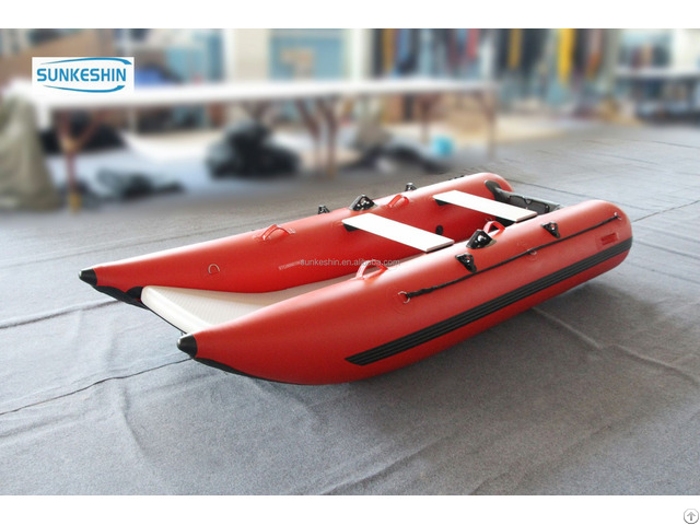 Ce China Inflatable Rubber Catamaran Boat