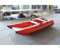 Ce China Inflatable Rubber Catamaran Boat