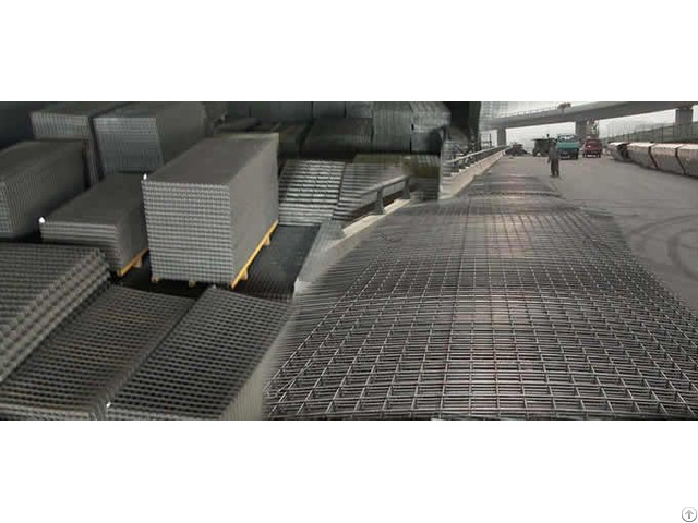 Black Steel Bar Welded Mesh Panels