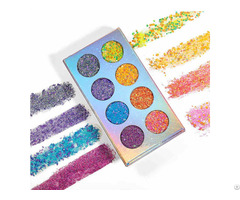 Private Label Shimmer Glitter Cosmetic High Pigmented Eyeshadow Palette