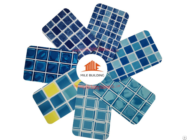 Various Mosaic Color Pvc Swimming Pool Liner