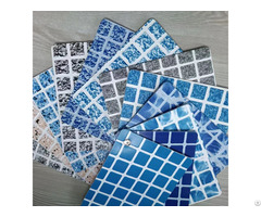 Popular 1 5mm Thickness Various Blue Mosaic Color Reinforced Pvc Swimming Pool Liner