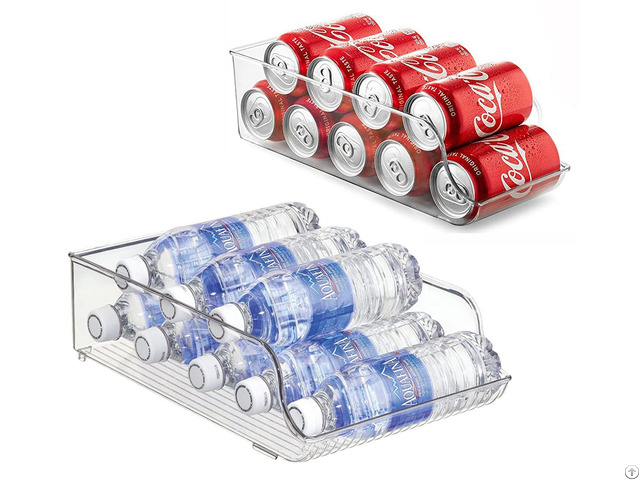 Fridge Can Organizer Bottle Storage Bin