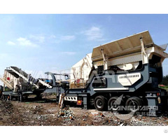 Medium Sized Quartz Dolomite Mobile Stone Impact Crusher