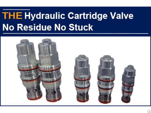 Hydraulic Cartridge Valve No Residue Or Stuck