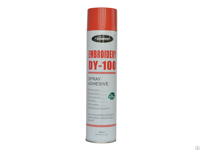 Repositionable Temporary Tacky Spray Adhesive For Fabric