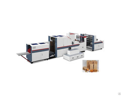 Automatic Roll To Square Bottom Paper Bag Making Machine