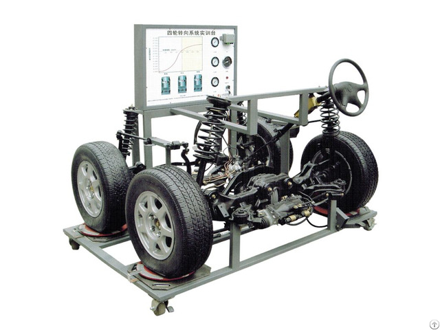 Automotive Four Wheel Steering Training Equipment Didactic For Vocational Schools