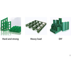 Heavy Duty Plastic Pallets Insulation Anti Static For Electronic Industry