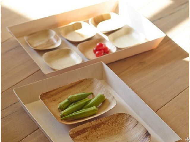 Premium 11x15 Large Balsa Wood Catering Tray Eco Friendly And Stylish