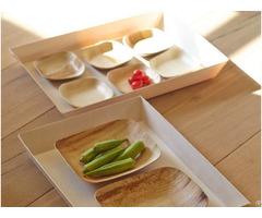 Premium 11x15 Large Balsa Wood Catering Tray Eco Friendly And Stylish