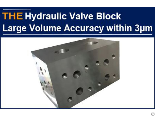 Hydraulic Valve Block Large Volume 3μm Accuracy