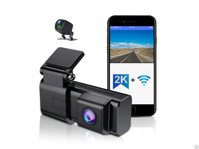 Dash Cam Front Rear Car Camera 2k 1080p 2023 New Style Wifi App Night Vision