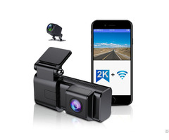 Dash Cam Front Rear Car Camera 2k 1080p 2023 New Style Wifi App Night Vision