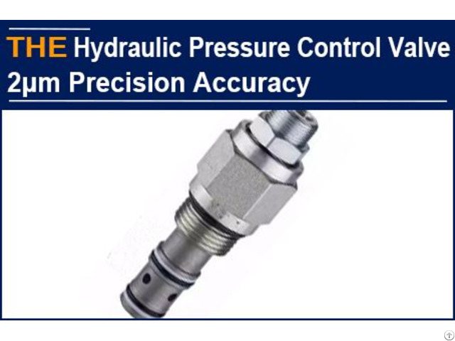 Hydraulic Pressure Control Valve 2μm Precision Accuracy