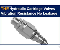 Hydraulic Cartridge Valves Vibration Resistance No Leakage
