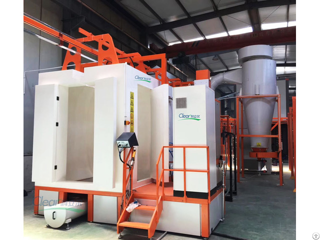 Clear Automatic Powder Coating Booth