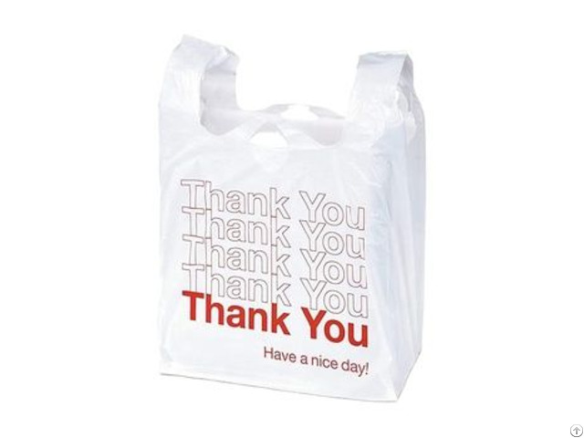 Grocery Retail Shopping Plastic T Shirt Vest Carrier Bags