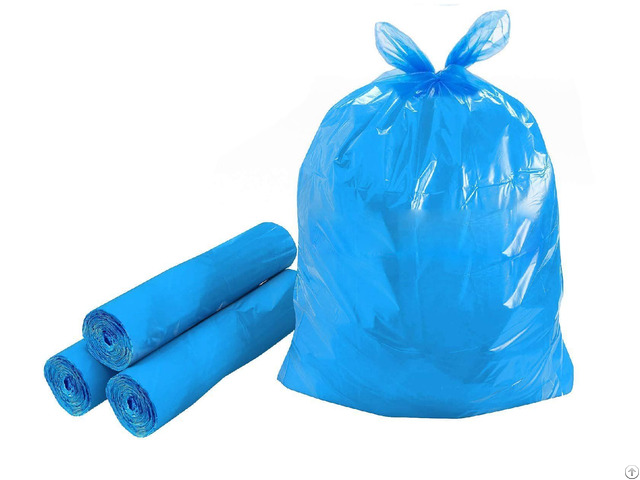 Direct Price From Big Supplier Blue Colored Plastic Garbage Bags