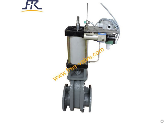 Pneumatic Hard Alloy Seated Double Disc Valve