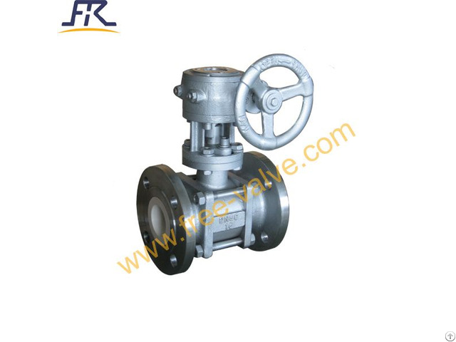 Worm Gear Operated Ceramic Ball Valve