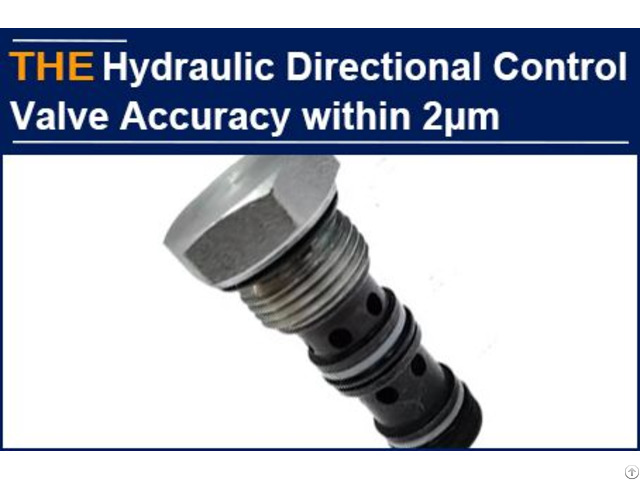 Hydraulic Directional Control Valve Accuracy Within 2μm