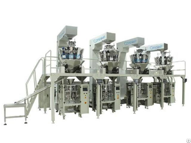 Multi Function Full Automatic Weighing Packing Line Machine