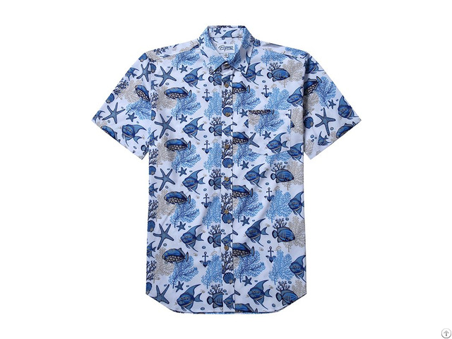 Digital Print Cotton Shirt