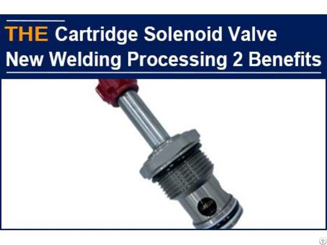 Hydraulic Cartridge Solenoid Valve New Welding Process 2 Benefits