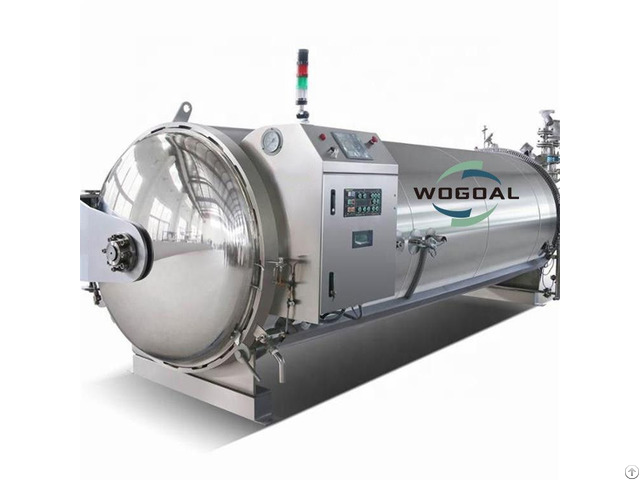 Industrial Pressure Cooking Machine Retort Autoclave For Canned Seafood