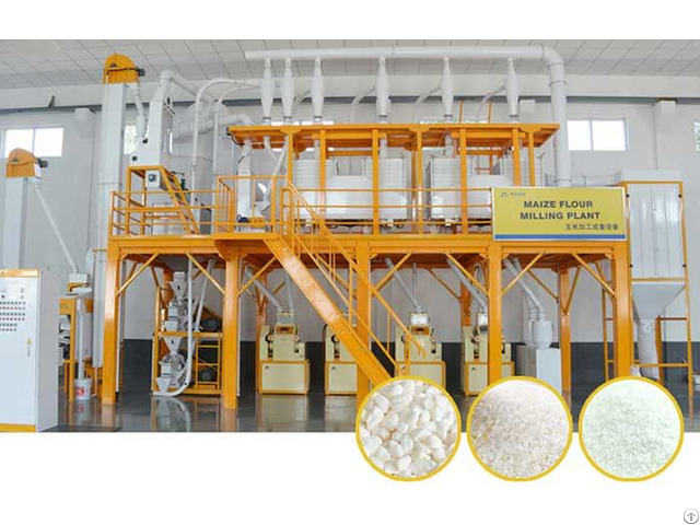 Complete Set Of Maize Flour Milling Plant