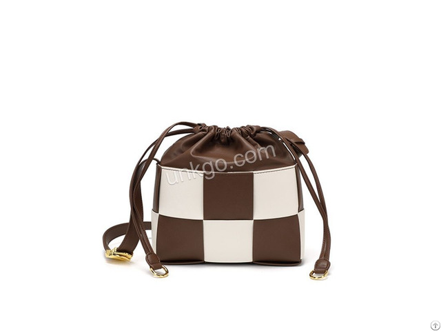 Female Cowhide Multicolor Tote Shoulder Messenger Bag