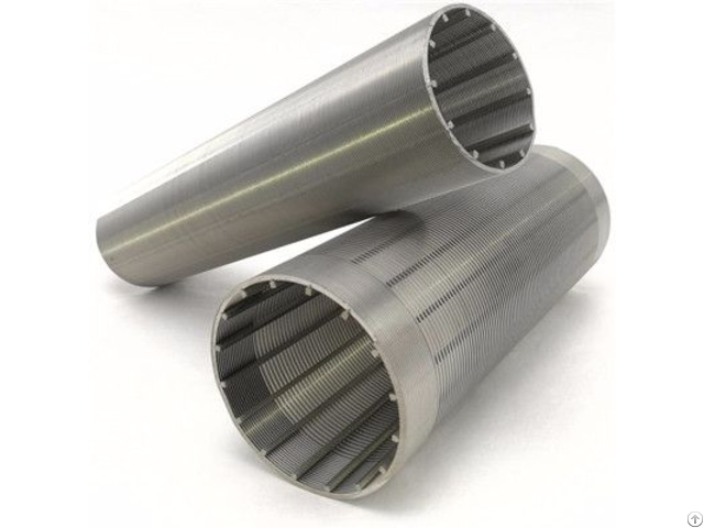 Stainless Steel Wedge Wire Screen Tube Cylinder