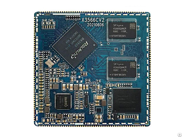 Stamp Hole Core Board Rk3588s Som For Interactive Self Service Terminal