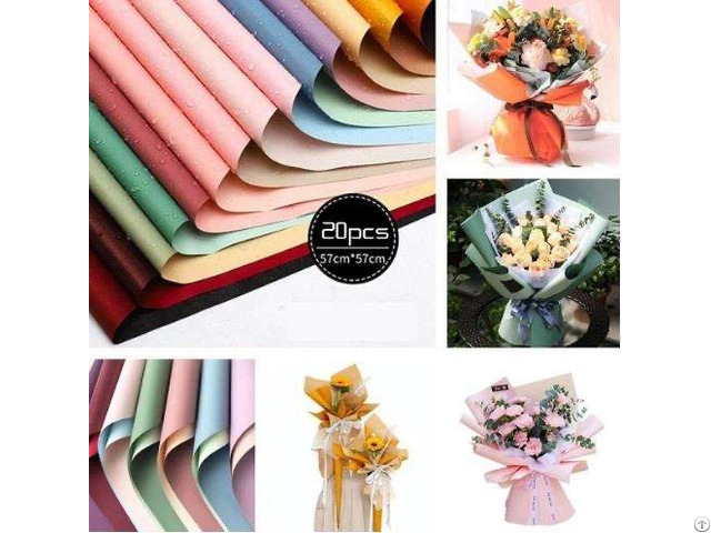 Custom Flower Gift Wrapping Paper Florist Art Wedding Waterproof