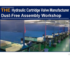 Hydraulic Cartridge Valve Manufacturer Dust Free Assembly Workshop