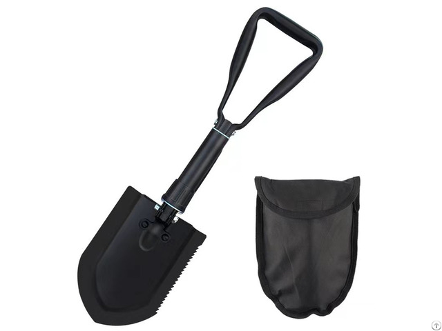 Large Folding Shovel Black