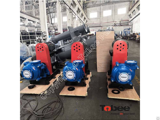 Tobee® Rubber Lined Mineral Sand Slurry Pump 4 3c Ahr With Cv Driven Type