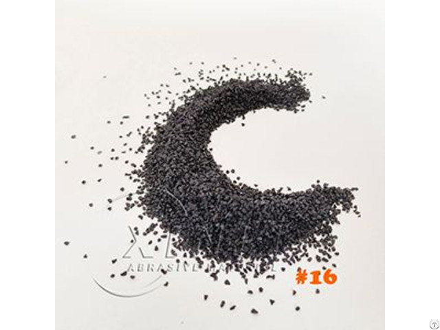 Bright Fused Alumina #24 #30 #36 #46 Sandblasting Rust Removal Wear Resistant Black Corundum