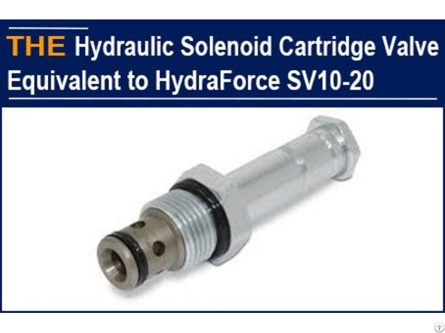 Hydraulic Solenoid Cartridge Valve Equivalent To Hydraforce Sv10 20