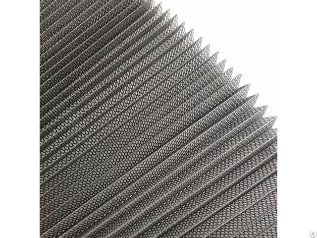 Europe Pleated Mesh