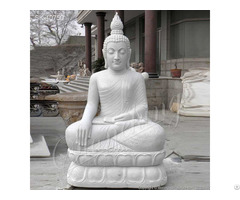 Manufacturer Large Outdoor White Marble Buddha Statue For Garden And Home Decor