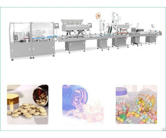 Automatic Pills Tablets Counting Vial Filling Line