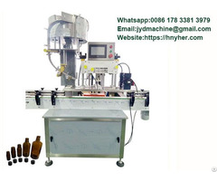 Automatic Capping Machine With Cap Feeder