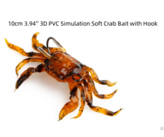 10cm 3d With Hook Simulation Soft Crab Bait Fishing Lure