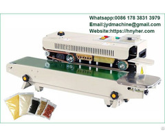 Automatic Continuous Plastic Film Aluminum Foil Bag Heat Sealing Machine