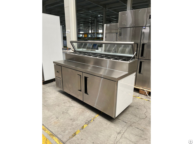 Factory Direct Selling Sus304 Commercial Salad Work Table