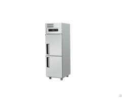 Up And Bottom 2 Doors Premium E Series Air Cooling Upright Refrigerator