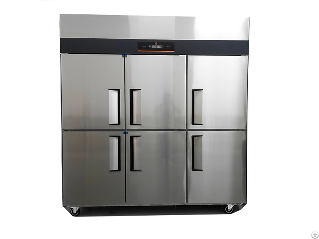 Premium Q Series 6 Doors Direct Cooling Upright Freezer